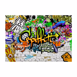 Planete Discount PD14674-100-70 papier-peint Papier peint non tissé Noir, Bleu, Vert, Orange, Violet, Rouge, Blanc