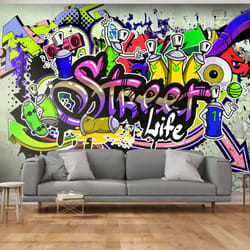 Papier peint intissé Street art Colourful Cooperation - PD14678-400-280