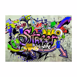 Papier peint intissé Street art Colourful Cooperation - PD14678-400-280