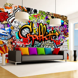 Papier peint intissé Street art Colorful Graffiti - PD14681-400-280
