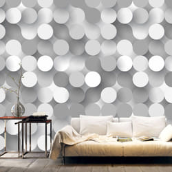 Papier peint intissé Fonds et Dessins Silver Net - PD13887-400-280