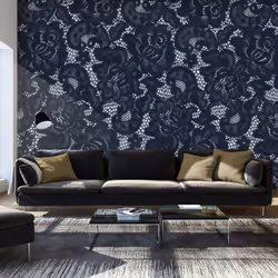 Planete Discount PD13895-150-105, Papier peint non tissé, Noir, Noir, Royal Chic, 1500 mm, 50 cm