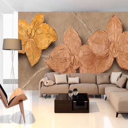 Planete Discount PD13557-300-210 papier-peint Papier peint non tissé Orange