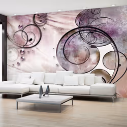 Planete Discount PD13899-400-280, Papier peint non tissé, Noir, Gris, Rose, Violet, Noir, Violet, Rose, Gris, Pink Rhapsody, ...