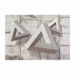 Papier peint intissé Fonds et Dessins Grey Trio - PD13904-400-280