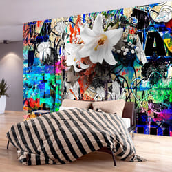 Papier peint intissé Street art Urban Lily - PD14682-400-280