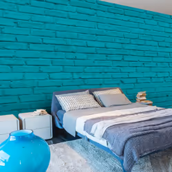 Planete Discount PD13915-400-280, Papier peint non tissé, Bleu, Bleu, Sea wall, 4000 mm, 50 cm