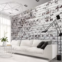 Planete Discount PD13925-400-280, Papier peint non tissé, Gris, Blanc, Blanc, Gris, Old City, 4000 mm, 50 cm