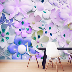 Papier peint intissé Fonds et Dessins Purple Sweetness - PD13930-400-280