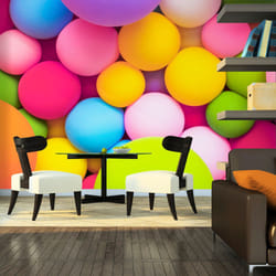 Papier peint intissé Fonds et Dessins Colourful Balls - PD13936-400-280
