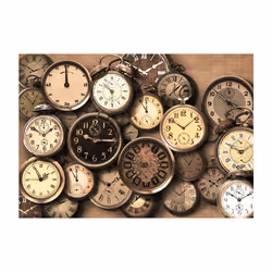 Papier peint intissé Vintage et Retro Old Clocks - PD15034-400-280