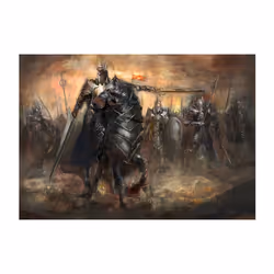 Papier peint intissé Fantaisie Black rider - PD13423-400-280