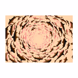 Planete Discount PD13239-200-140 papier-peint Papier peint non tissé Beige, Crème