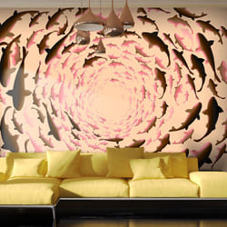 Planete Discount PD13239-250-175 papier-peint Papier peint non tissé Beige, Crème