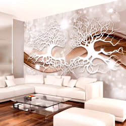Planete Discount PD13123-350-245, Papier peint non tissé, Gris, Blanc, Blanc, Gris, 120 g/m², Structure of Love, 3500 mm