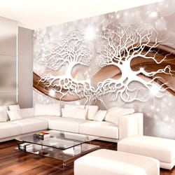 Planete Discount PD13123-250-175 papier-peint Papier peint non tissé Gris, Blanc