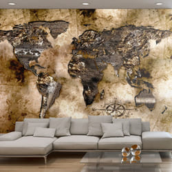 Planete Discount PD13334-150-105 papier-peint Papier peint non tissé Beige, Crème, Gris, Blanc