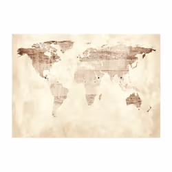 Planete Discount PD13336-100-70 papier-peint Papier peint non tissé Beige