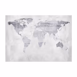 Planete Discount PD13337-100-70 papier-peint Papier peint non tissé Gris