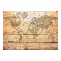 Planete Discount PD13352-200-140 papier-peint Papier peint non tissé Beige, Noir, Orange