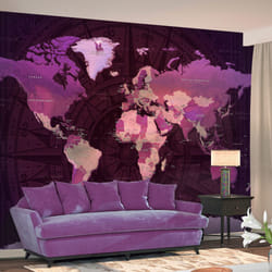 Planete Discount PD13353-100-70 papier-peint Papier peint non tissé Rose, Violet