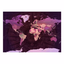 Planete Discount PD13353-350-245 papier-peint Papier peint non tissé Rose, Violet