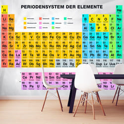 Papier peint intissé Textes Periodensystem der Elemente - PD14764-400-280