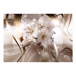 Planete Discount PD13559-350-245 papier-peint Papier peint non tissé Beige, Blanc