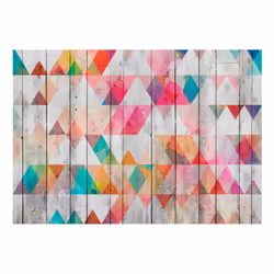 Papier peint intissé Fonds et Dessins Rainbow Triangles - PD13947-400-280