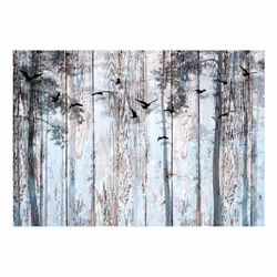 Planete Discount PD13948-150-105 papier-peint Papier peint non tissé Beige, Noir, Bleu