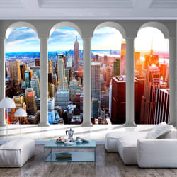Papier peint intissé Ville et Architecture Pillars and New York - PD14830-400-280