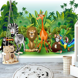 Planete Discount PD14634-350-245 papier-peint Papier peint non tissé Vert