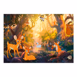 Papier peint intissé Pour enfants Animals in the Forest - PD14636-400-280