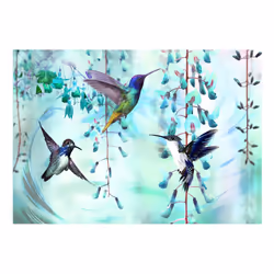 Planete Discount PD13251-100-70 papier-peint Papier peint non tissé Bleu, Vert, Blanc