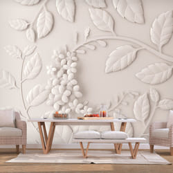 Planete Discount PD13563-150-105 papier-peint Papier peint non tissé Crème
