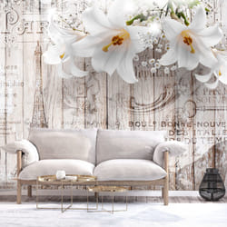 Papier peint intissé Fleurs Parisian Lilies - PD13564-400-280
