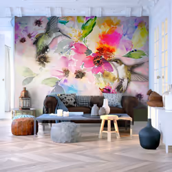 Planete Discount PD13253-350-245, Papier peint non tissé, Multicolore, Colorful, 120 g/m², Colours of Nature, 3500 mm
