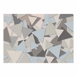 Planete Discount PD13961-100-70 papier-peint Papier peint non tissé Beige, Bleu, Vert, Gris