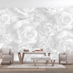 Planete Discount PD13570-200-140 papier-peint Papier peint non tissé Gris, Blanc