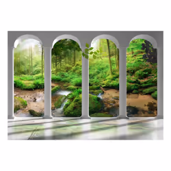 Papier peint intissé Paysages Pillars and Forest - PD14352-400-280