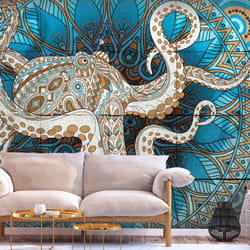 Papier peint intissé Orient Zen Octopus - PD14250-400-280