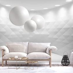 Papier peint intissé 3D et Perspective Geometric Room - PD12973-400-280