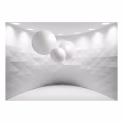 Papier peint intissé 3D et Perspective Geometric Room - PD12973-400-280