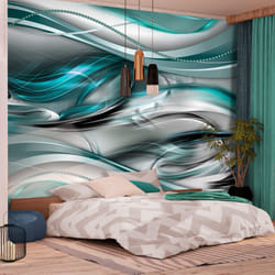 Papier peint intissé Abstractions Tunnels (Green) - PD13129-400-280