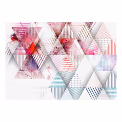 Papier peint intissé Fonds et Dessins Triangular World - PD13965-400-280
