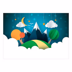 Planete Discount PD14638-100-70 papier-peint Papier peint non tissé Multicolore