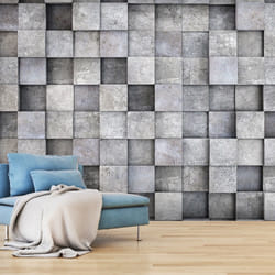 Papier peint intissé Fonds et Dessins Concrete Cube - PD13968-400-280