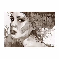 Papier peint intissé Personnes Black Lady - PD14598-400-280
