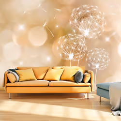 Planete Discount PD13572-400-280, Papier peint non tissé, Blanc, Jaune, Jaune, Blanc, 120 g/m², Touch of Summer, 4000 mm