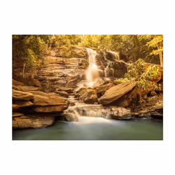 Papier peint intissé Paysages Sunny Waterfall - PD14358-400-280
